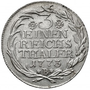 Schlesien, Friedrich II. der Große, 1/3 Taler 1773-B, Wrocław