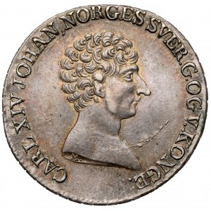 Nórsko, Carl XIV Johan, 1/2 speciedaler 1821 IGP