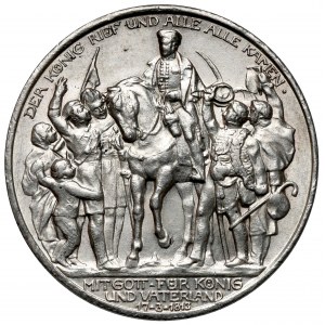 Prusko, 2. známka 1913-A - Bitka národov
