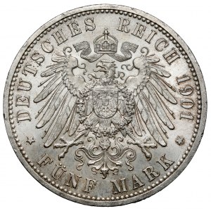 Preußen, 5 markiert 1901 - 200-jähriges Jubiläum von Preußen