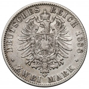 Wirtembergia, 2 marki 1888-F