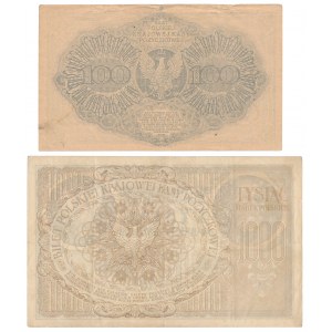 Zestaw 100 mkp 02.1919 i 1.000 mkp 05.1919 (2szt)