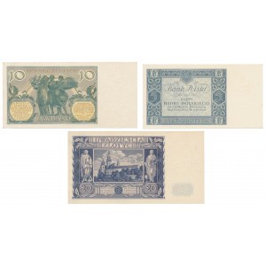 Zestaw banknotów polskich 1929-1936 (3szt)