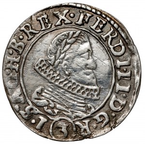 Czechy, Ferdynand II, 3 krajcary 1634, Ołomuniec