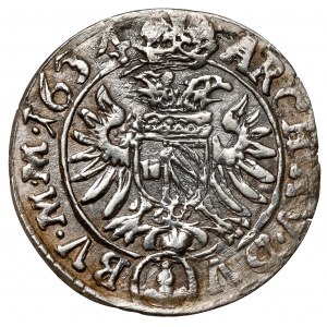Czechy, Ferdynand II, 3 krajcary 1634, Ołomuniec