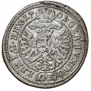 Czechy, Leopold I, 3 krajcary 1701 GE, Praga