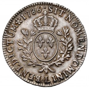 Francja, Ludwik XVI, Écu 1786-L, Bayonne