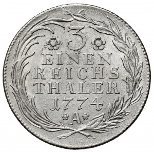 Prusy, Friedrich II, 1/3 talara 1774-A, Berlin