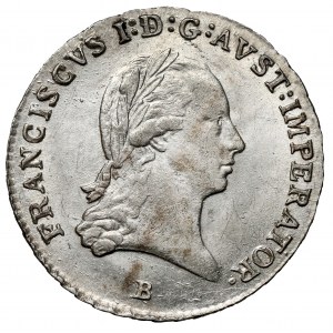 Austria, Franciszek I, 3 krajcary 1815-B, Kremnica
