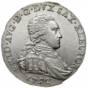 Saksonia, Friedrich August III, Dwugrosz wikariacki 1792 IEC