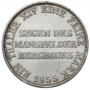 Preussen, Thaler 1855 Berlin - BERGBAUES