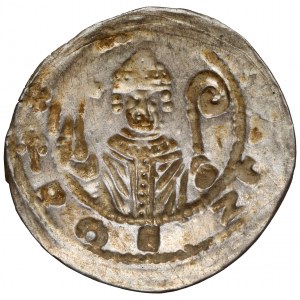 Bolesław V Wstydliwy, Brakteat Kraków (po 1253 r.) - Św. Stanisław - RZADKI