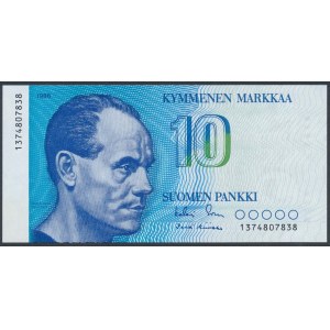 Finland, 10 Markkaa 1986