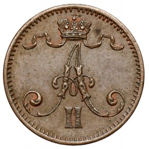 Finlandia / Rosja, Aleksander II, 1 penni 1876