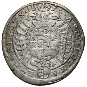 Austria, Leopold I, 15 krajcarów 1694 CS, St. Veit