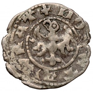 Śląsk, Ks. Wrocławskie, Karol IV (1346-1378) Halerz Wrocław - b.rzadki