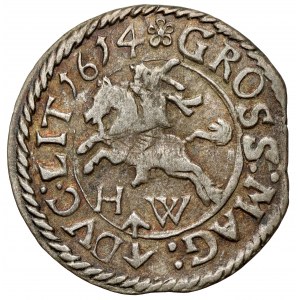 Zygmunt III Waza, Grosz Wilno 1614 HW