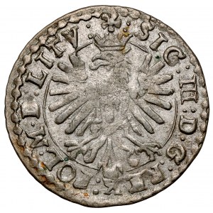 Zygmunt III Waza, Grosz Wilno 1609 - z OBWÓDKAMI - bardzo rzadki