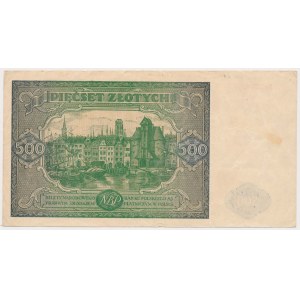 500 złotych 1946 - Dz - seria zastępcza