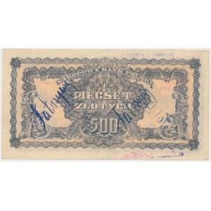 Falsyfikat z epoki 500 złotych 1944 ...owym