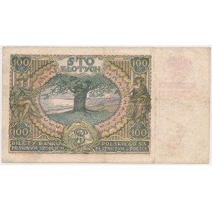 100 złotych 1934 z ORYGINALNYM przedrukiem GG