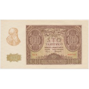 100 złotych 1940 - Ser.E