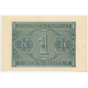 1 złoty 1941 - BF - szerokie marginesy