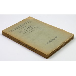 Ceny we Lwowie w latach 1701-1914, Hoszowski