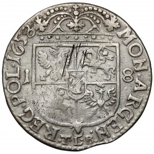 Jan II Kazimierz, Ort Kraków 1658 TLB - bez obwódki