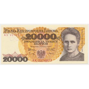 20.000 złotych 1989 - AK