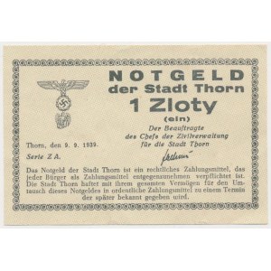 Thorn (Toruń), 1 złoty 1939