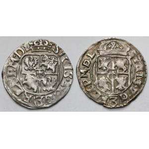 Zygmunt III Waza, Półtoraki z hakami 1615 SIGIS i 1617 (2szt)