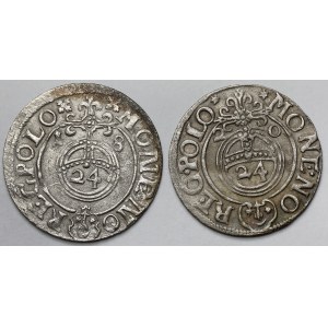 Zygmunt III Waza, Półtoraki Bydgoszcz 1618 i 1620 - zestaw (2szt)