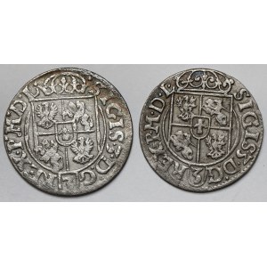 Zygmunt III Waza, Półtoraki Bydgoszcz 1618 i 1620 - zestaw (2szt)