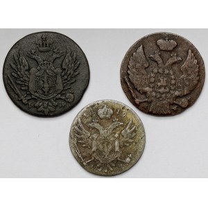 1-5 groszy 1817-1836 - zestaw (3szt)