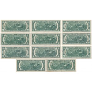 USA, 2 Dollars 1976 (11pcs)