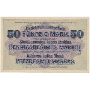 Kowno, 50 marek 1918 - A