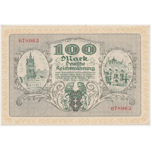 Gdańsk, 100 marek 1922 - PIĘKNY