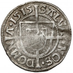 Zakon Krzyżacki, Albrecht Hohenzollern, Grosz Królewiec 1515 - RZADKI
