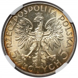 Głowa Kobiety 5 złotych 1933