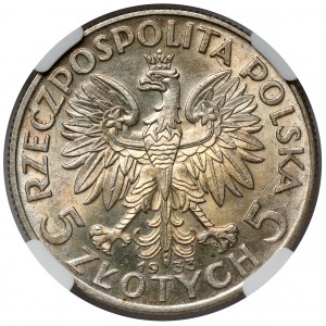 Głowa Kobiety 5 złotych 1933