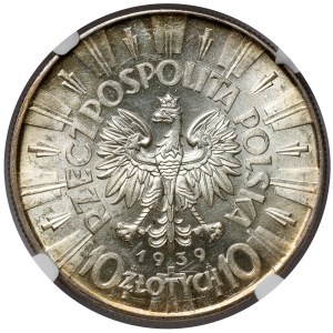 Piłsudski 10 złotych 1939