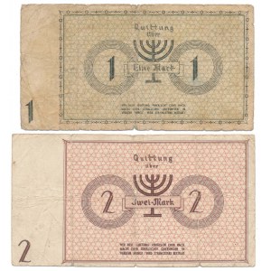 Getto 1 i 2 marki 1940 (2szt)