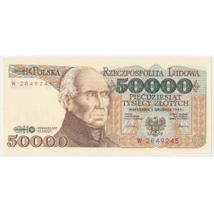 50.000 złotych 1989 - W