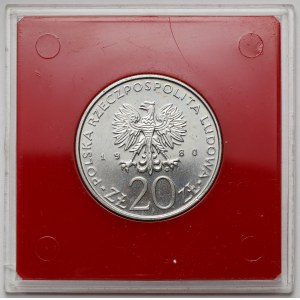 Próba CuNi 20 złotych 1980 Łódź 1905