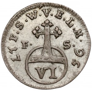 Saxe-Weimar-Eisenach, Ernst August II, 6 pfennig 1756