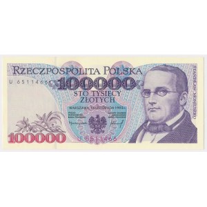 100.000 złotych 1993 - U