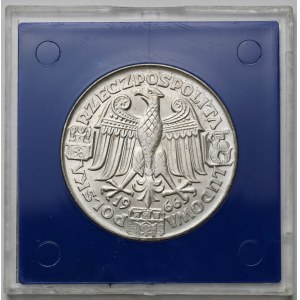 Próba SREBRO 100 złotych 1966 Mieszko i Dąbrówka - głowy