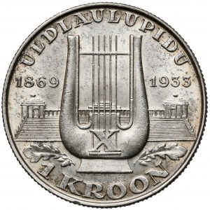 Estonia, 1 kroon 1933