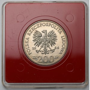 Próba CuNi 200 złotych 1986 Władysław I Łokietek